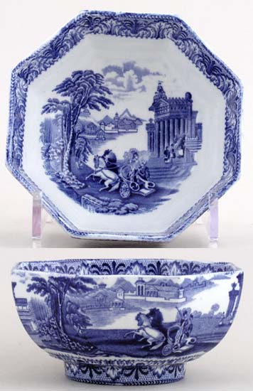 Bowl small octagonal c1930s